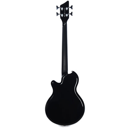 Supro Huntington I Bass Jet Black Bundle w/ Supro 15' Instrument Cable and Gig Bag Bass Guitars / 4-String