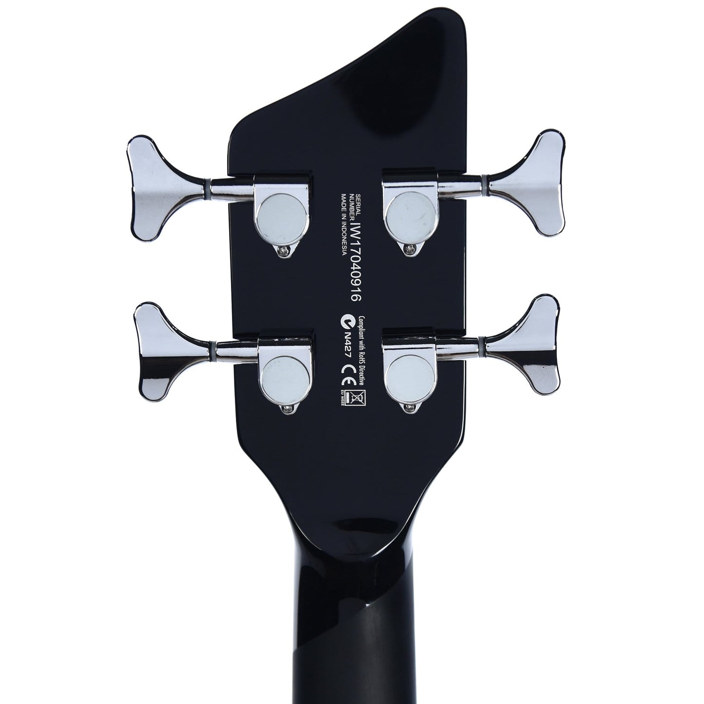 Supro Huntington I Bass Jet Black Bundle w/ Supro 15' Instrument Cable and Gig Bag Bass Guitars / 4-String