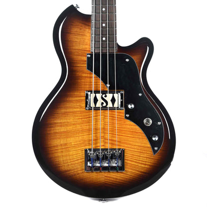 Supro Huntington I Bass Tobacco Sunburst w/Piezo Bundle w/ Supro 15' Instrument Cable and Gig Bag Bass Guitars / 4-String