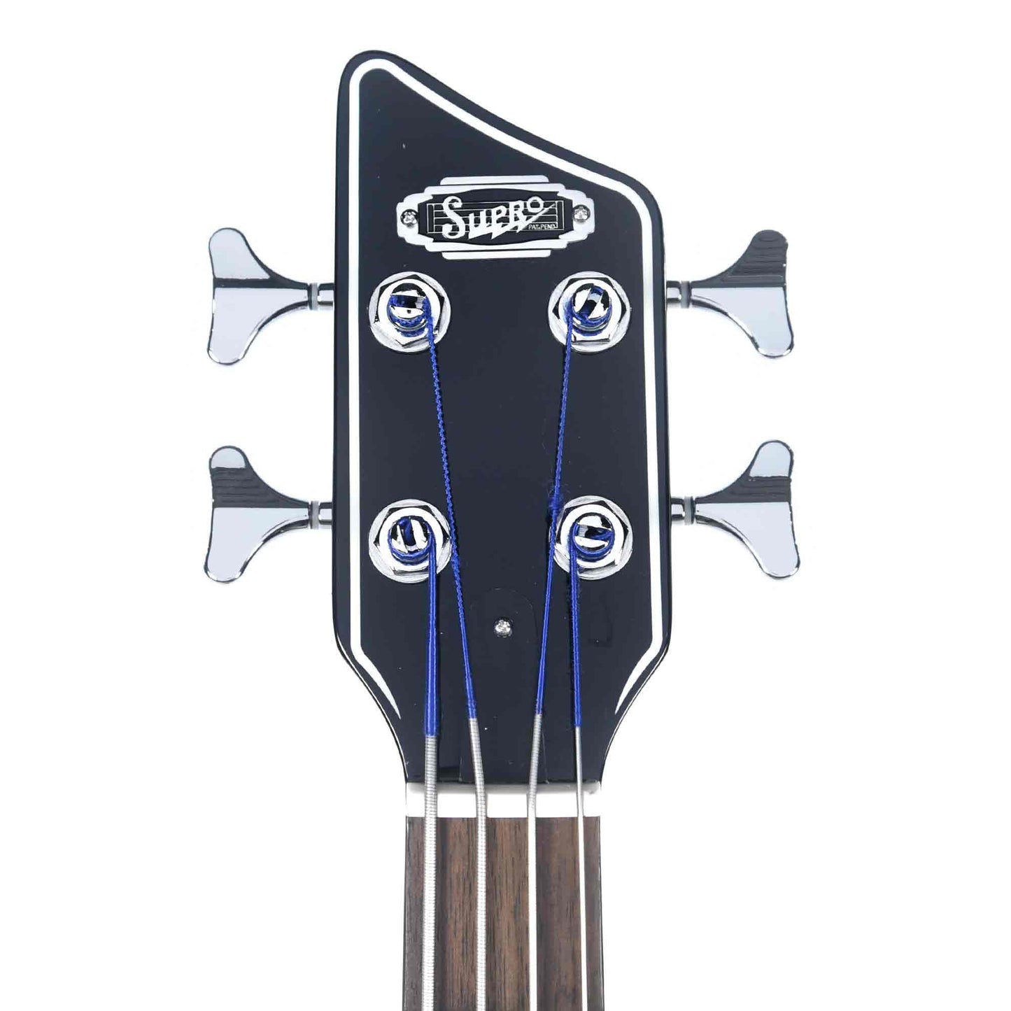 Supro Huntington I Bass Tobacco Sunburst w/Piezo Bundle w/ Supro 15' Instrument Cable and Gig Bag Bass Guitars / 4-String