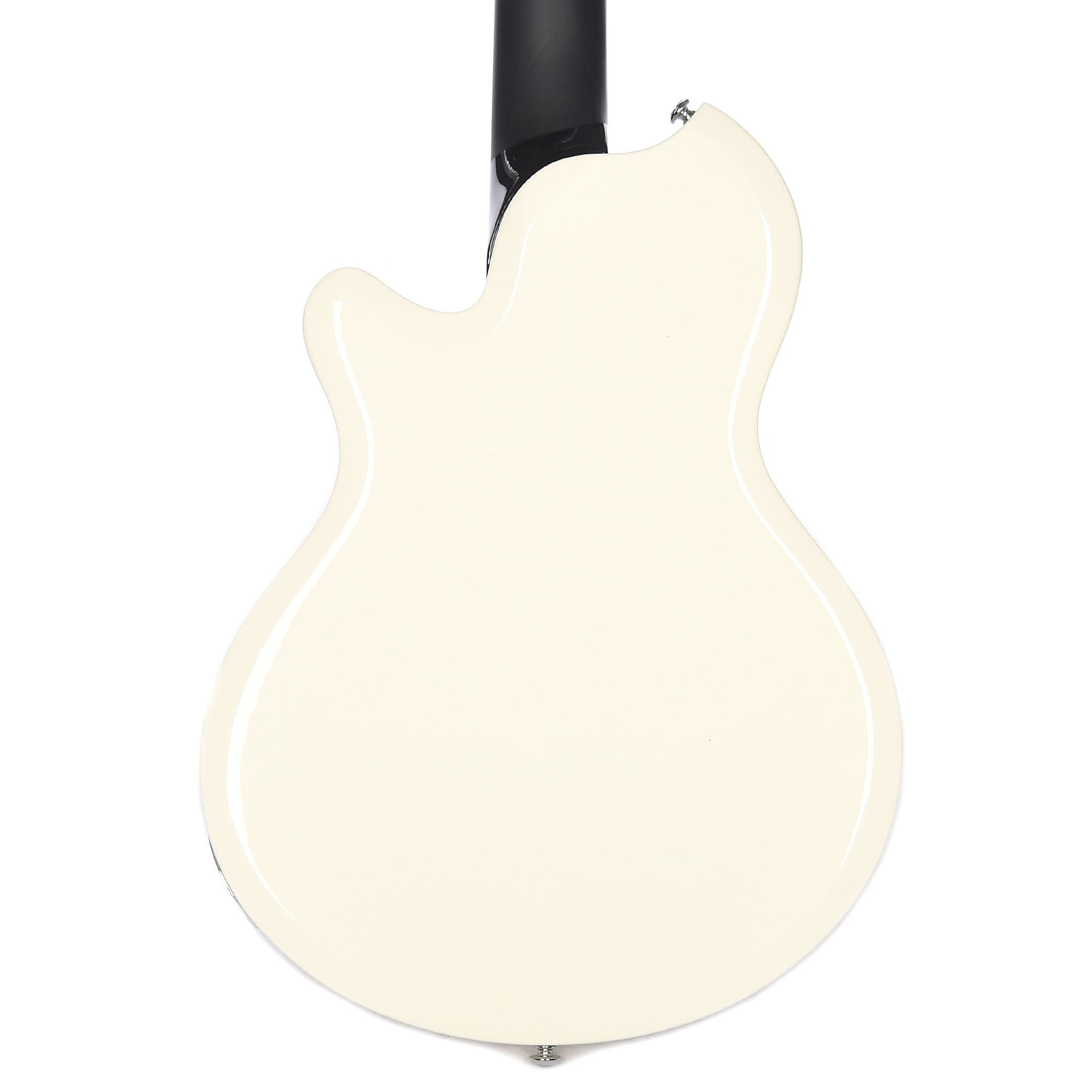 Supro Huntington II Bass Antique White Bundle w/ Supro 15' Instrument Cable and Gig Bag Bass Guitars / 4-String