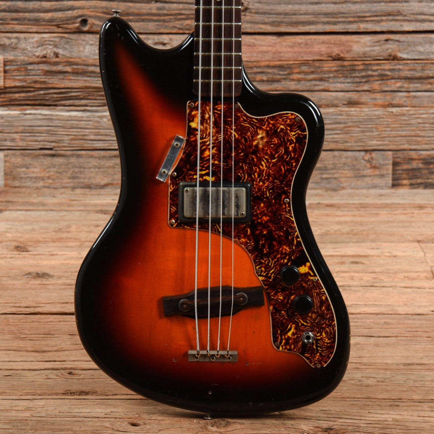 Supro Taurus Vintage Sunburst 1960s Bass Guitars / 4-String