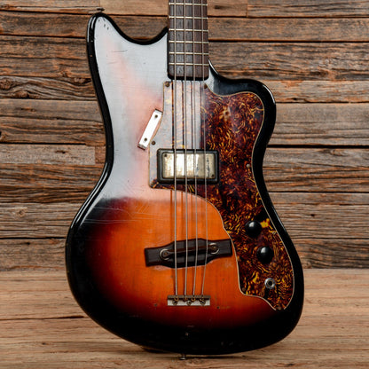 Supro Taurus Vintage Sunburst 1960s Bass Guitars / 4-String