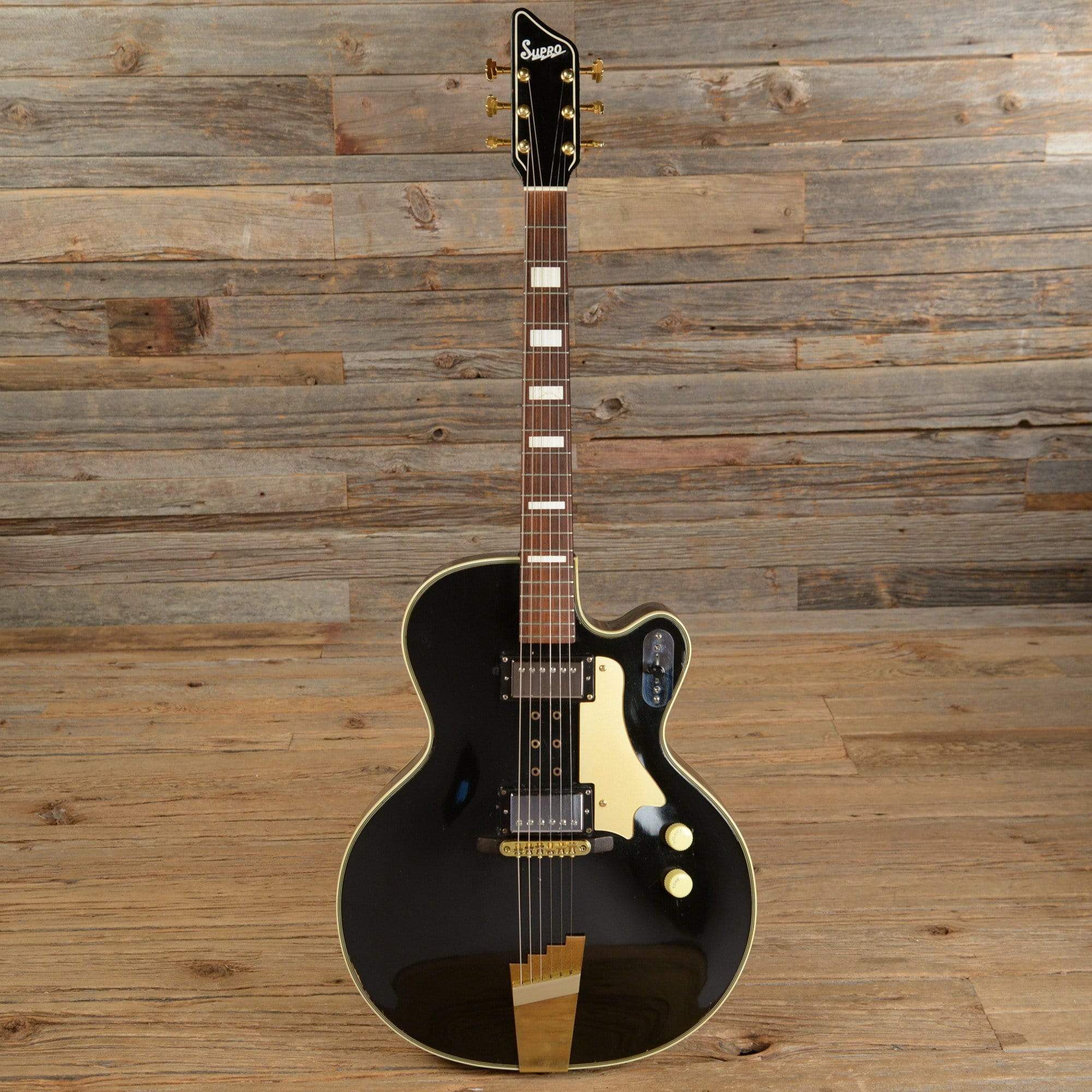 Supro  Black 1959 Electric Guitars / Hollow Body
