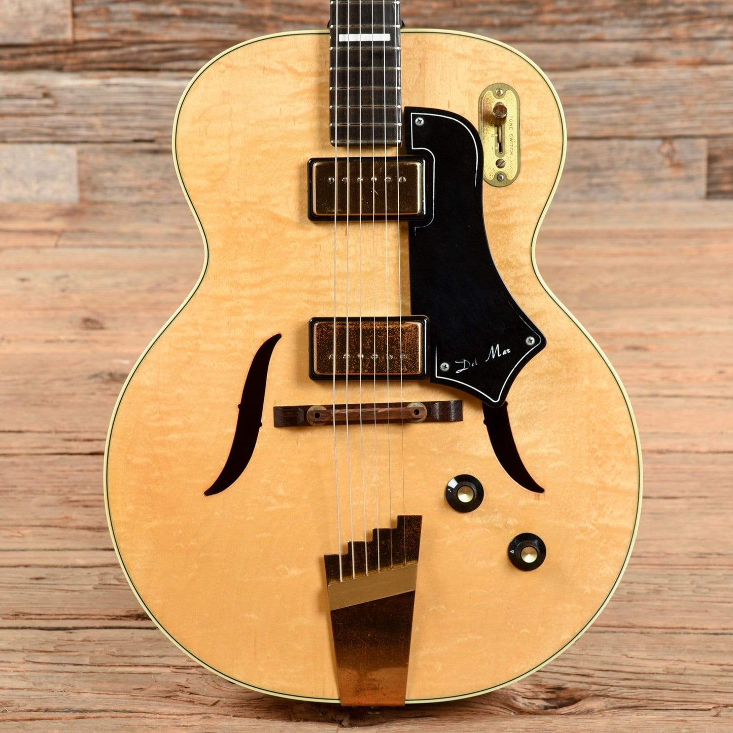 Supro Del Mar Natural 1961 Electric Guitars / Hollow Body