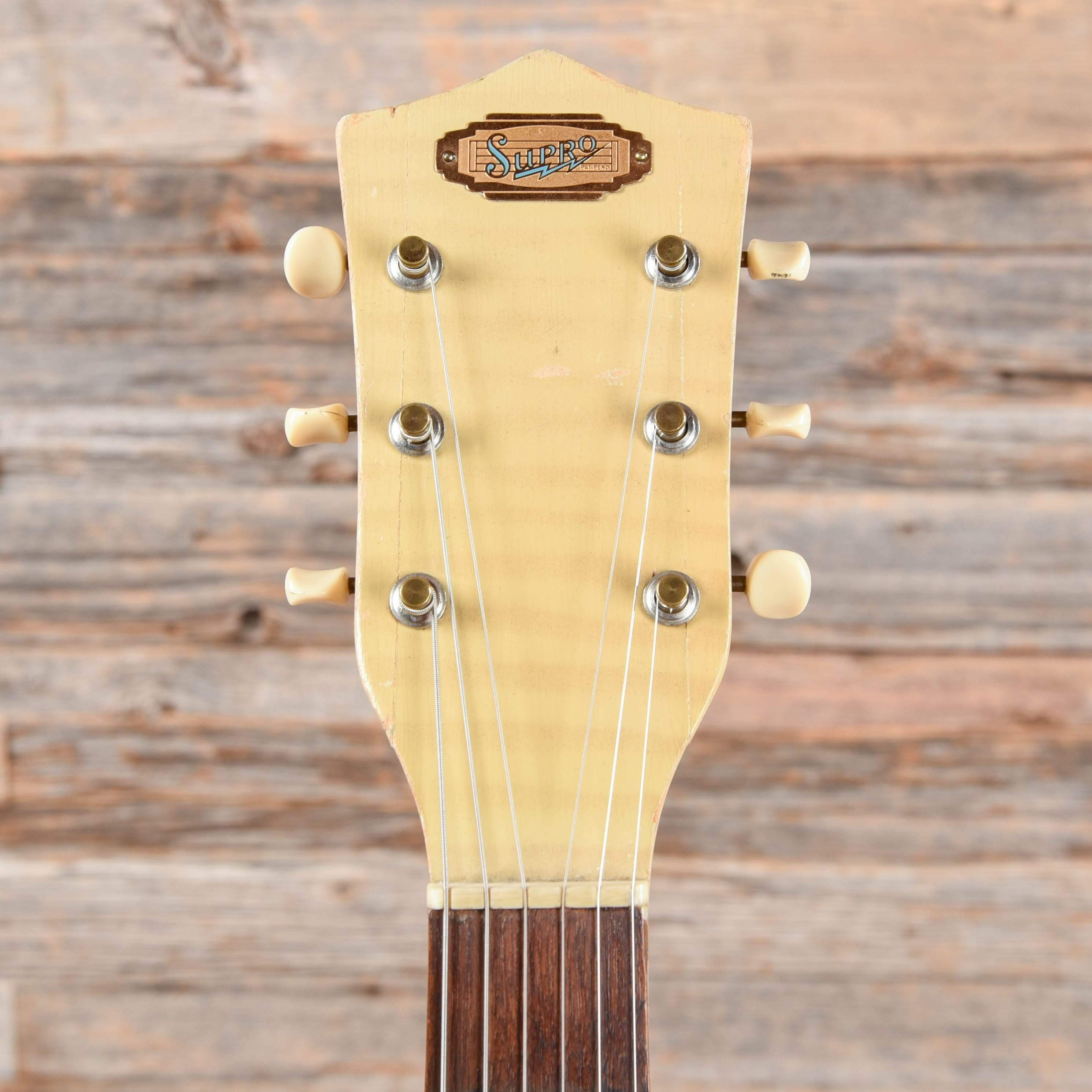 Supro El Capitan Blonde 1950s Electric Guitars / Hollow Body