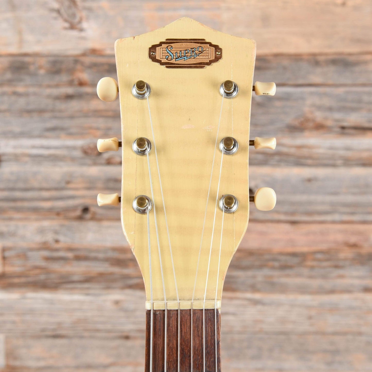 Supro El Capitan Blonde 1950s Electric Guitars / Hollow Body