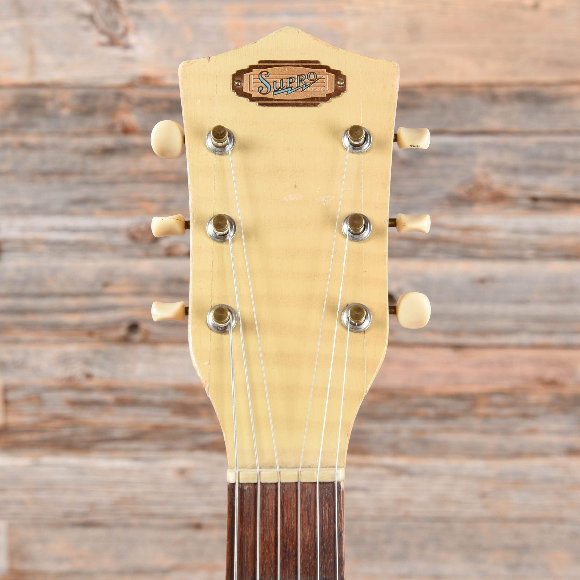 Supro El Capitan Blonde 1950s Electric Guitars / Hollow Body