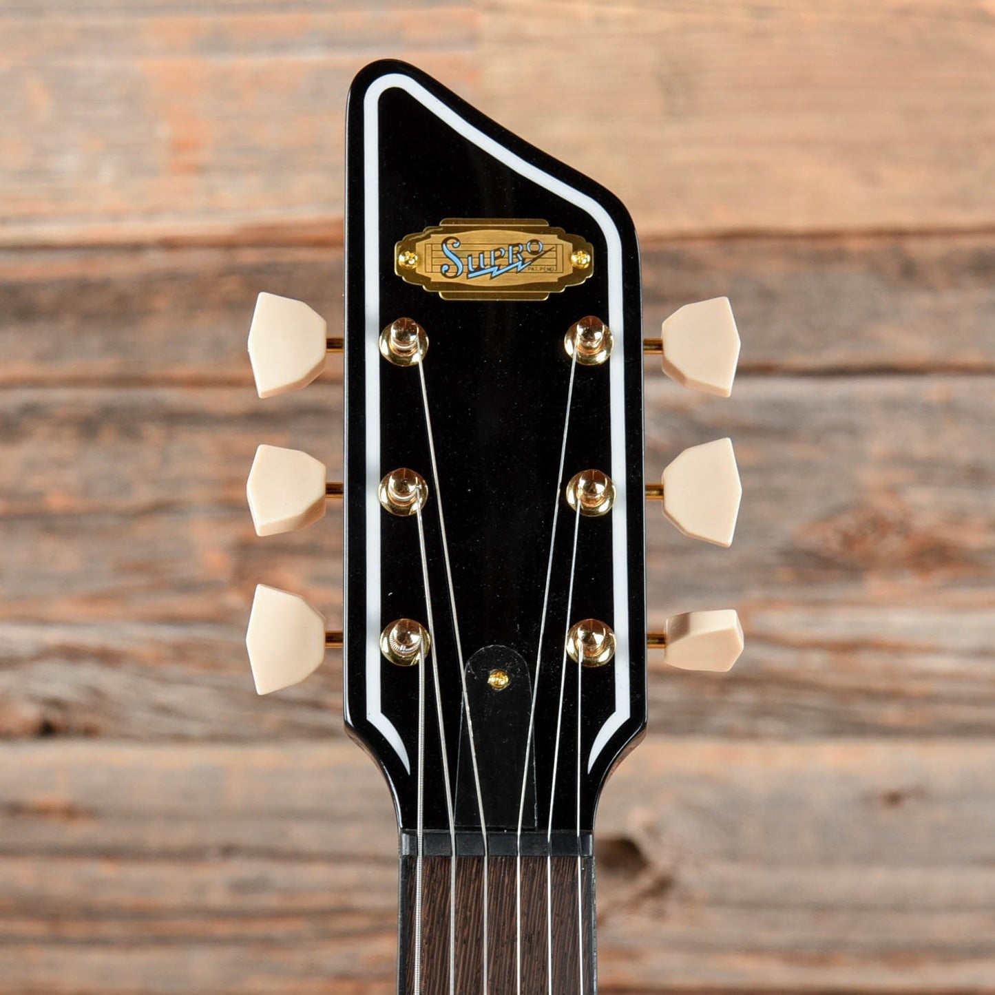 Supro Sierra Prototype White 2017 Electric Guitars / Hollow Body