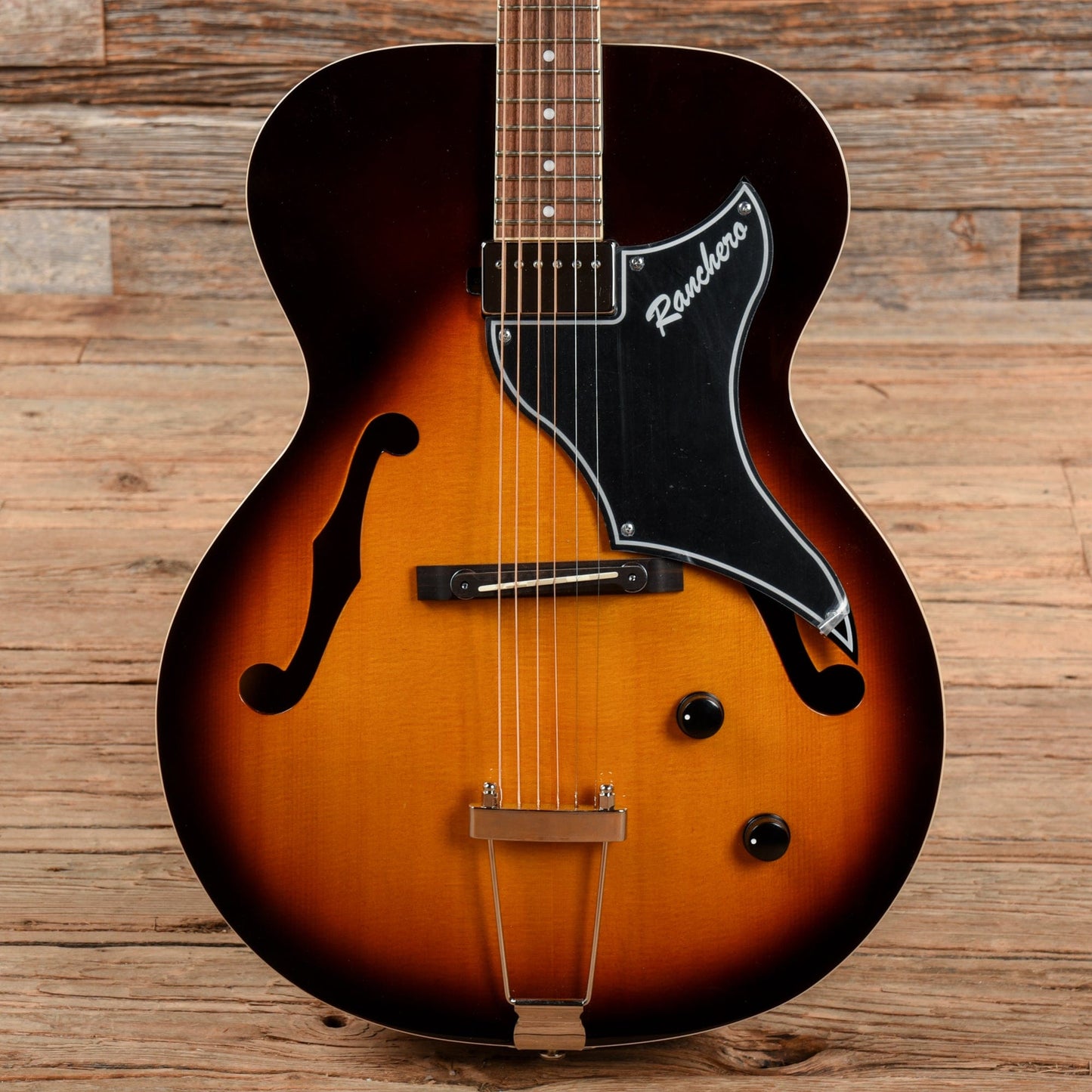 Supro Ranchero Prototype Sunburst Electric Guitars / Semi-Hollow