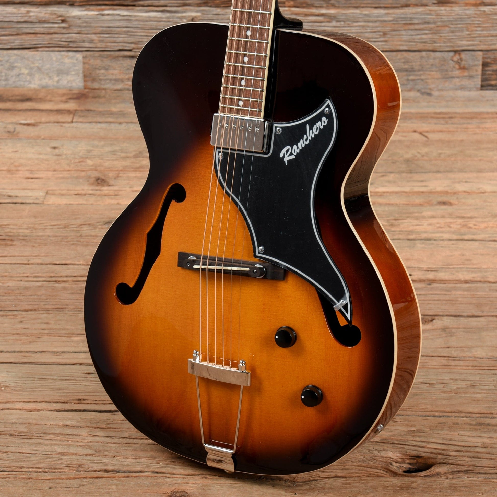 Supro Ranchero Prototype Sunburst Electric Guitars / Semi-Hollow