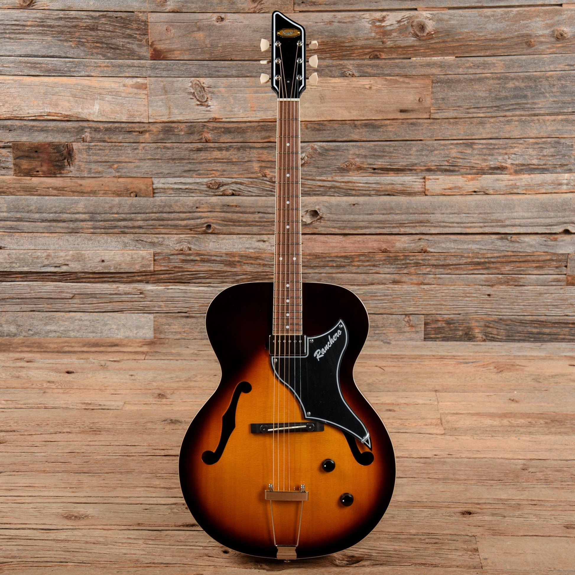 Supro Ranchero Prototype Sunburst Electric Guitars / Semi-Hollow