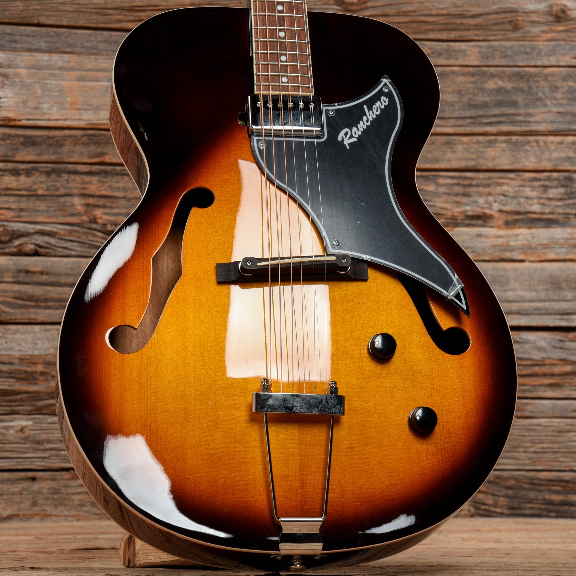 Supro Ranchero Prototype Sunburst Electric Guitars / Semi-Hollow