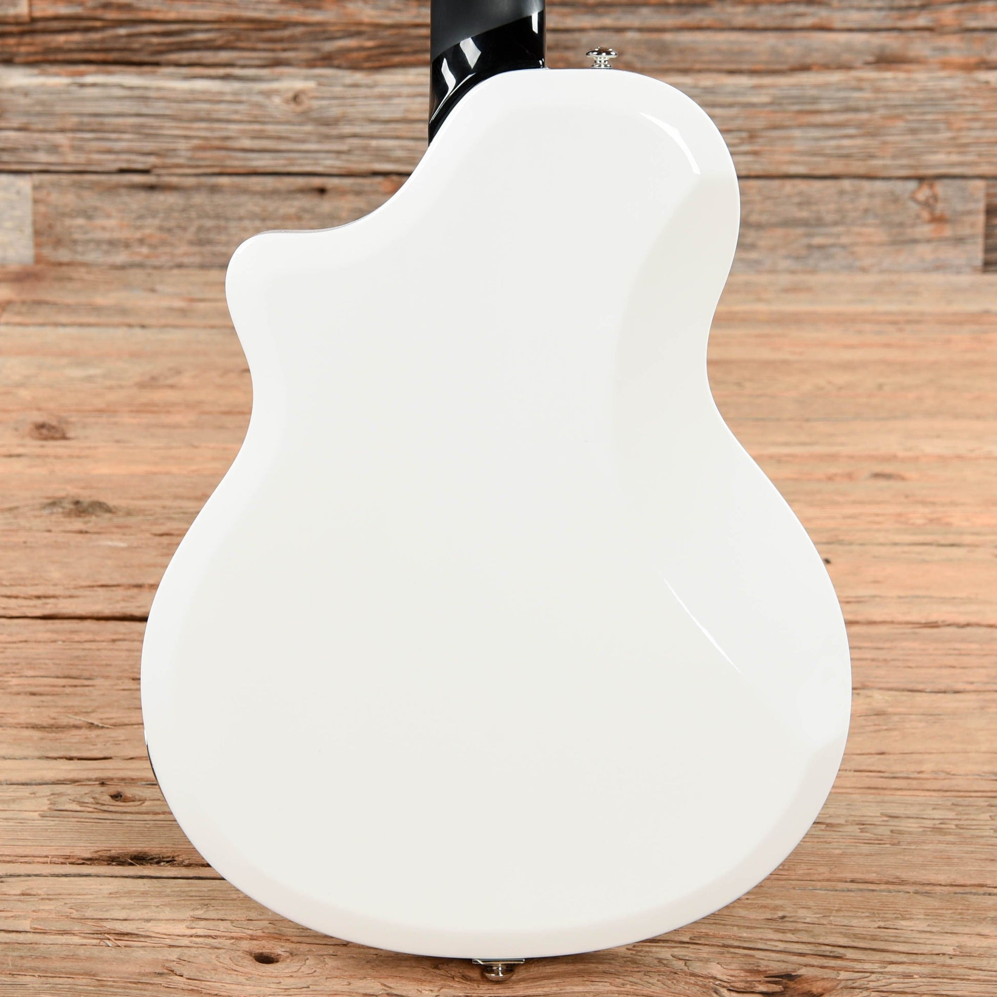 Supro 1224DBHT Limited Edition David Bowie 1961 Dual Tone Hardtail White Electric Guitars / Solid Body