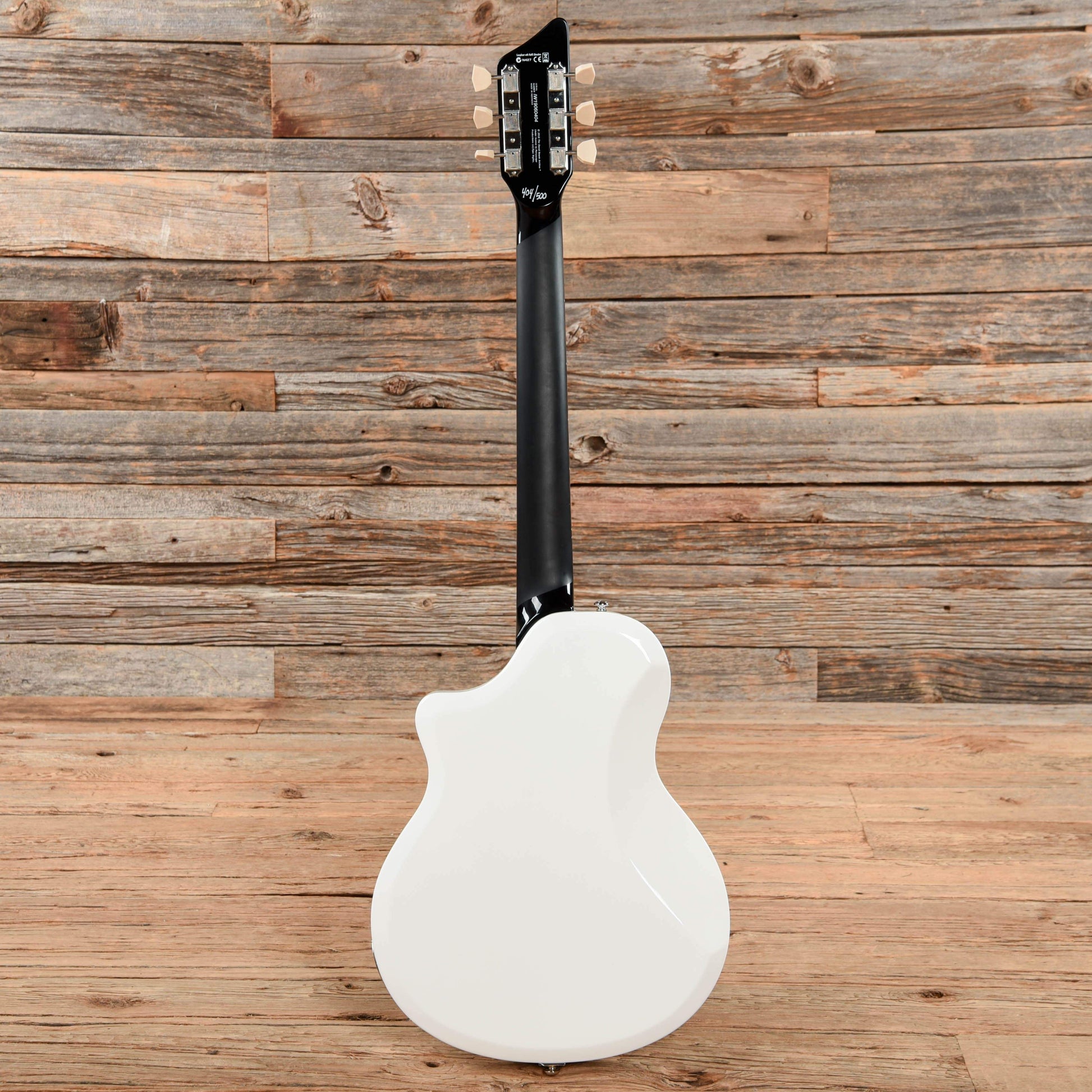 Supro 1224DBHT Limited Edition David Bowie 1961 Dual Tone Hardtail White Electric Guitars / Solid Body