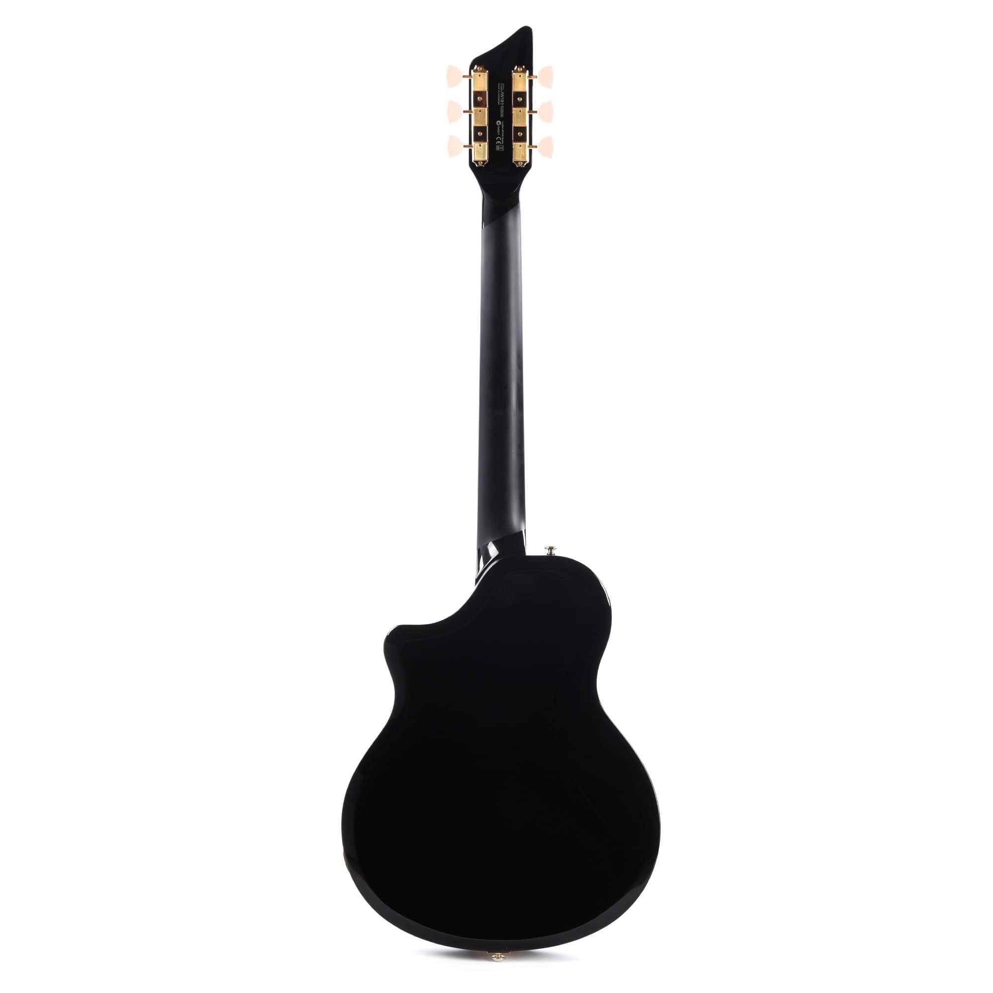 Supro 1275JB Tri Tone Jet Black w/Brushed Gold Hardware Electric Guitars / Solid Body