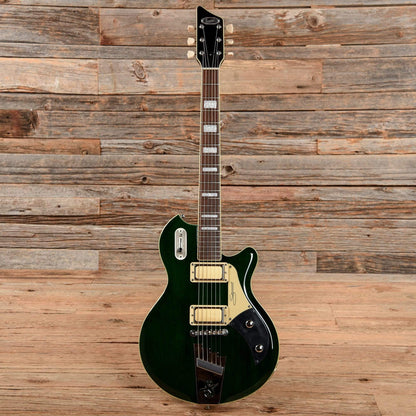 Supro 1296 Silverwood Trans British Racing Green 2019 Electric Guitars / Solid Body