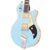 Supro 1296AB Silverwood Trans Daphne Blue Electric Guitars / Solid Body