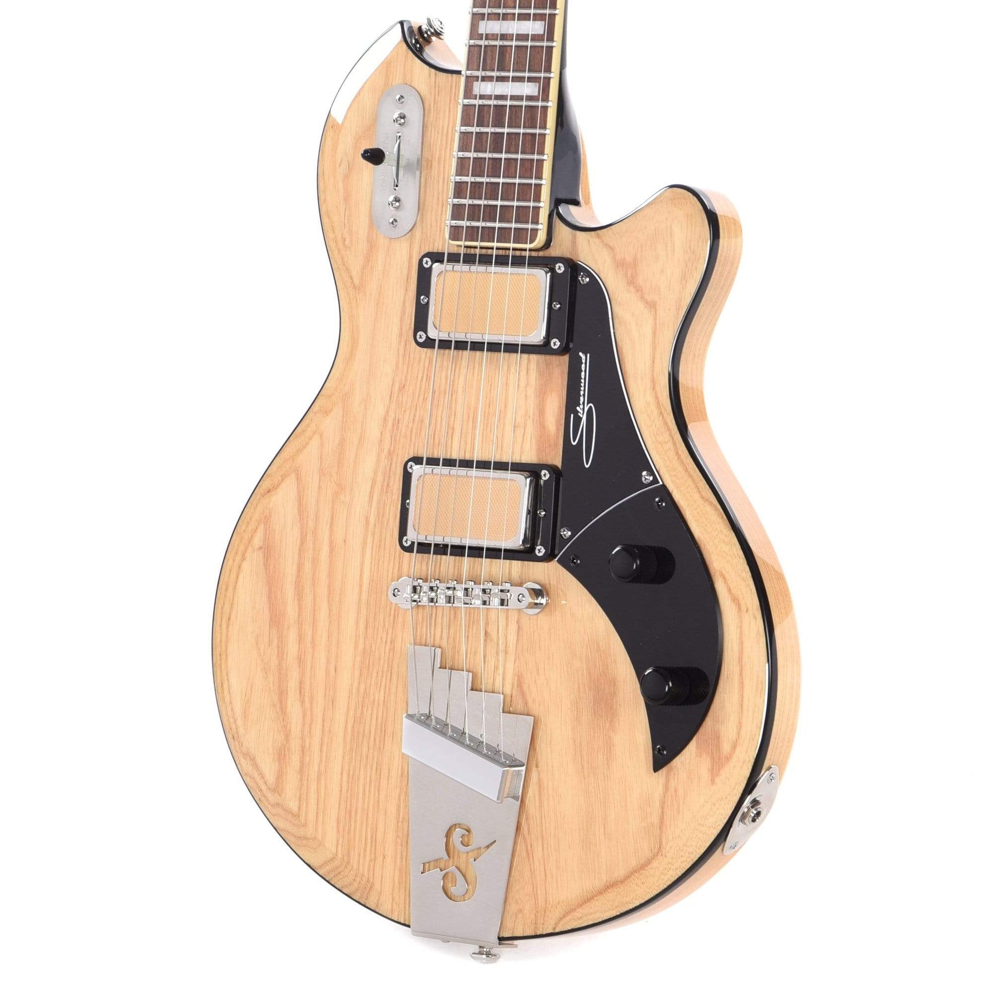 Supro 1296AN Silverwood Antique Natural Electric Guitars / Solid Body