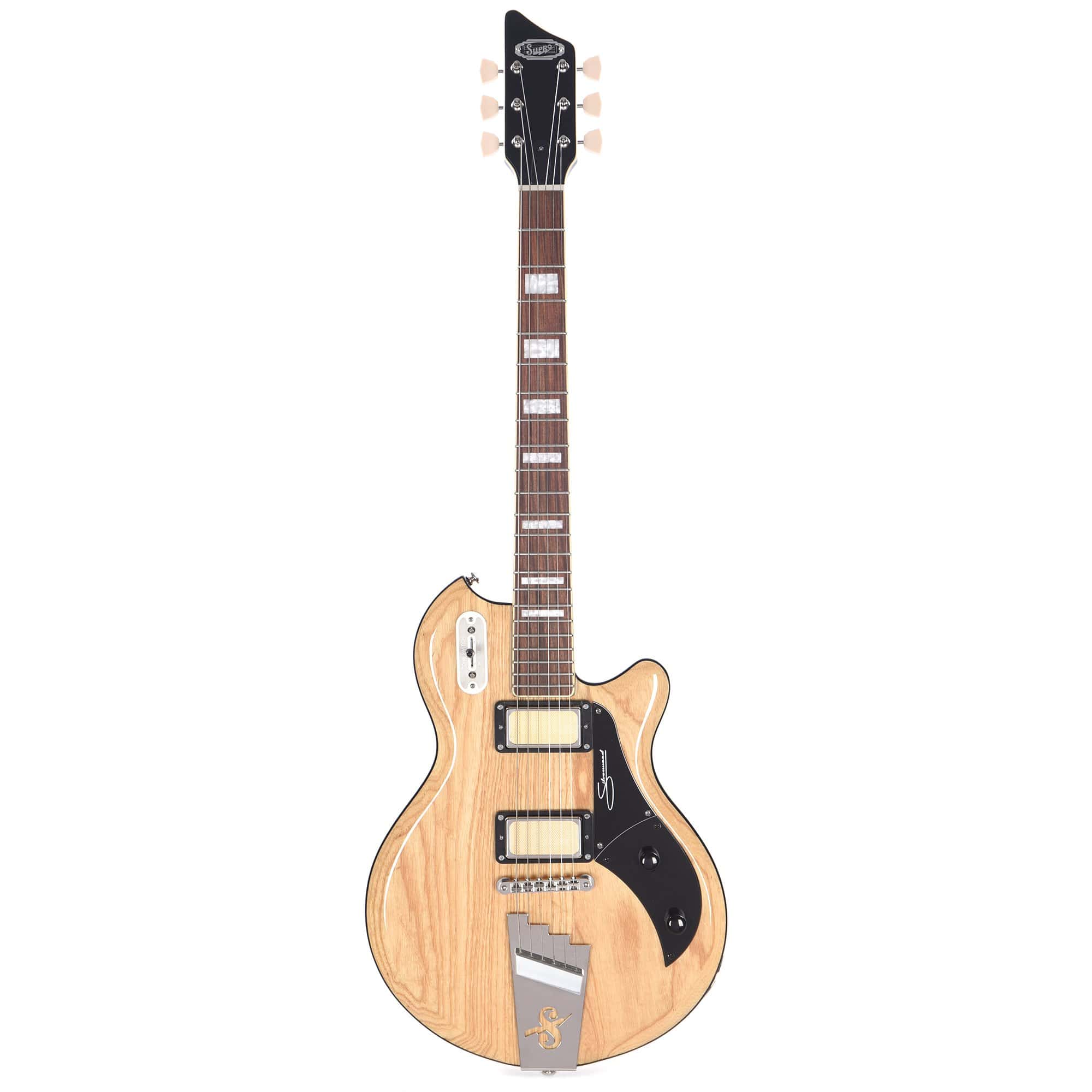 Supro 1296AN Silverwood Antique Natural Electric Guitars / Solid Body