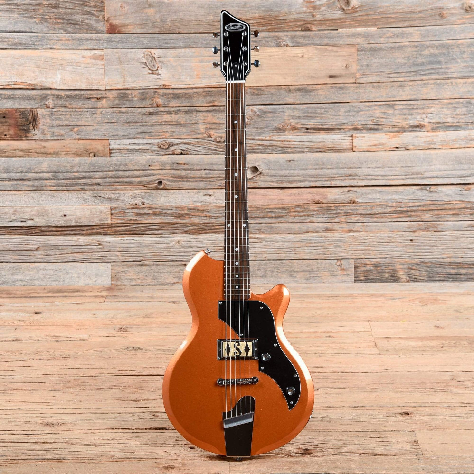Supro 2010BZ Jamesport Bronze Metallic 2017 Electric Guitars / Solid Body