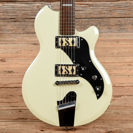 Supro 2020AW Westbury Dual Pickup Island Series Antique White Electric Guitars / Solid Body