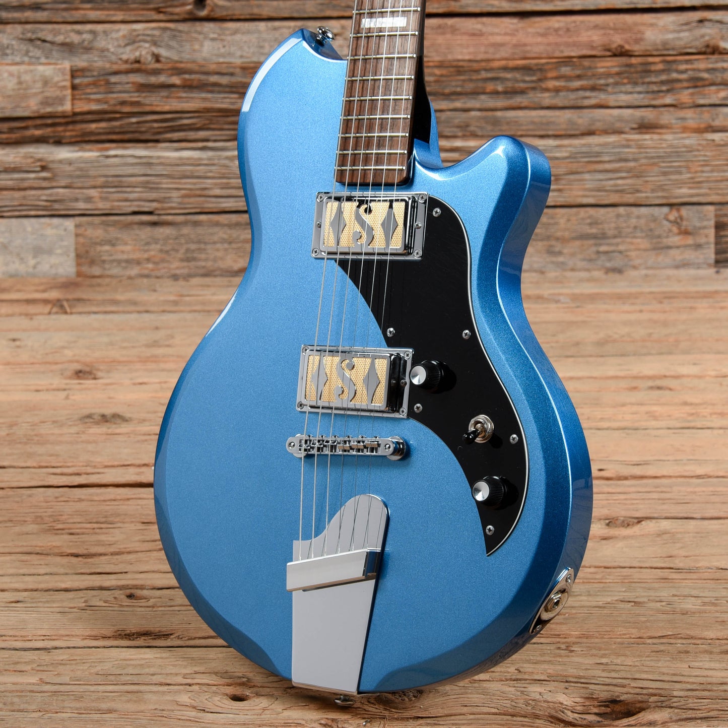 Supro 2020BM Westbury Dual Pickup Island Series Ocean Blue Metallic 2017 Electric Guitars / Solid Body