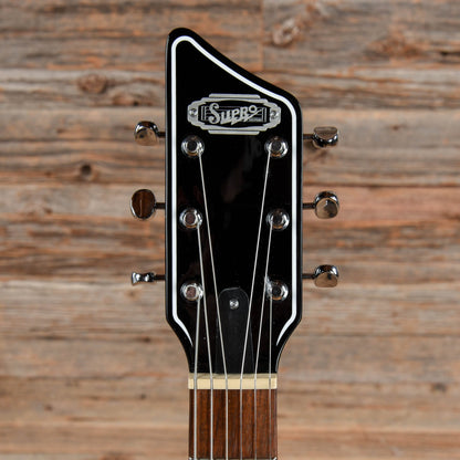 Supro 2020BM Westbury Dual Pickup Island Series Ocean Blue Metallic 2017 Electric Guitars / Solid Body