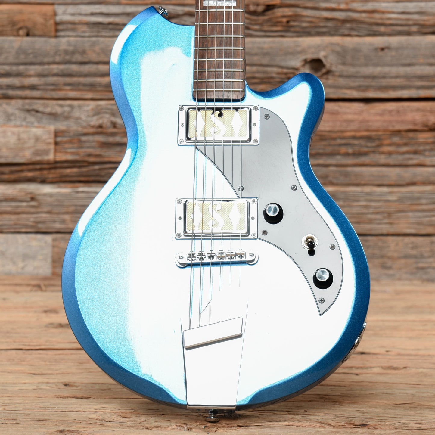 Supro 2020BM Westbury Dual Pickup Island Series Ocean Blue Metallic 2017 Electric Guitars / Solid Body
