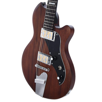 Supro Island Series Westbury Baritone Natural Mahogany Electric Guitars / Solid Body