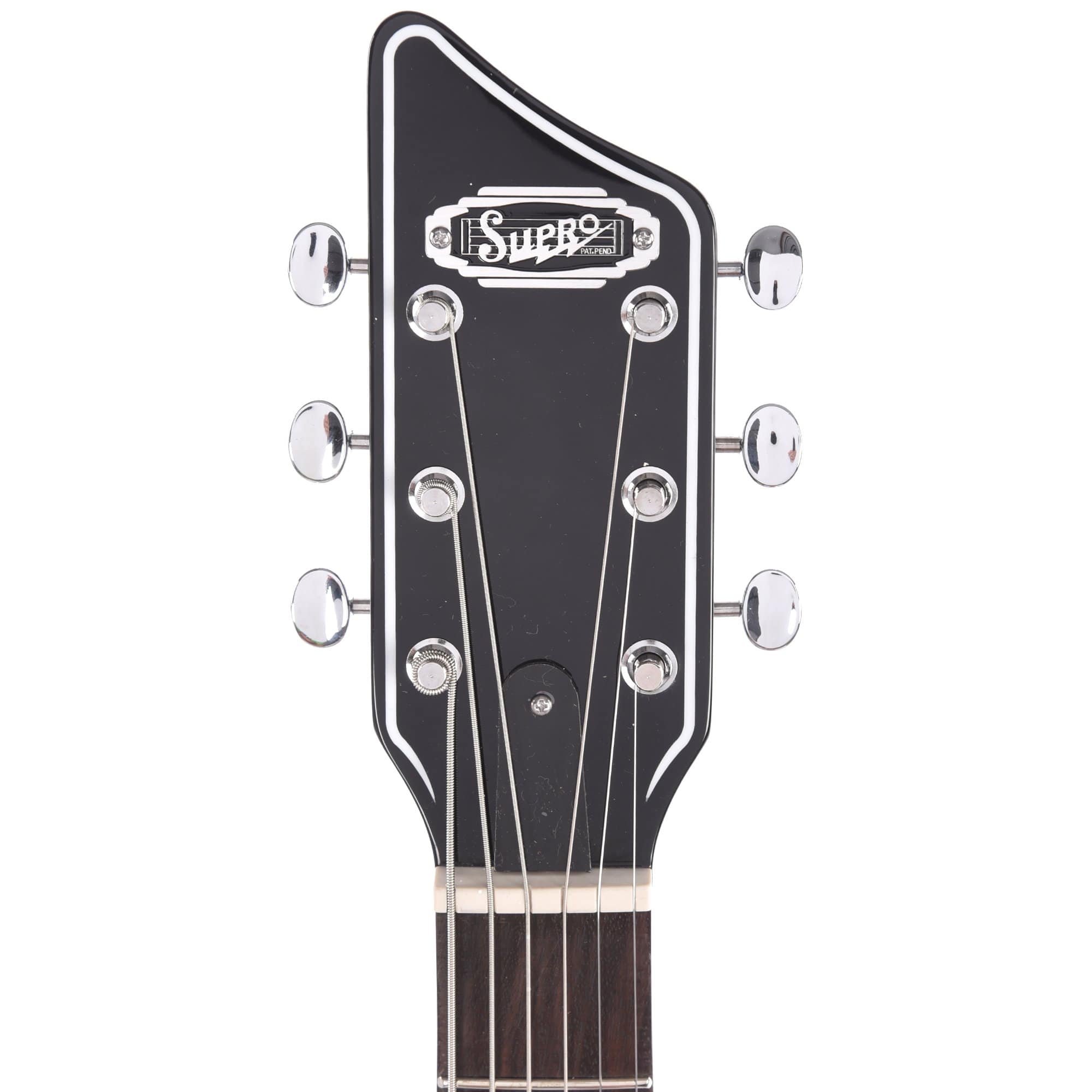 Supro Island Series Westbury Baritone Trans Blue Electric Guitars / Solid Body