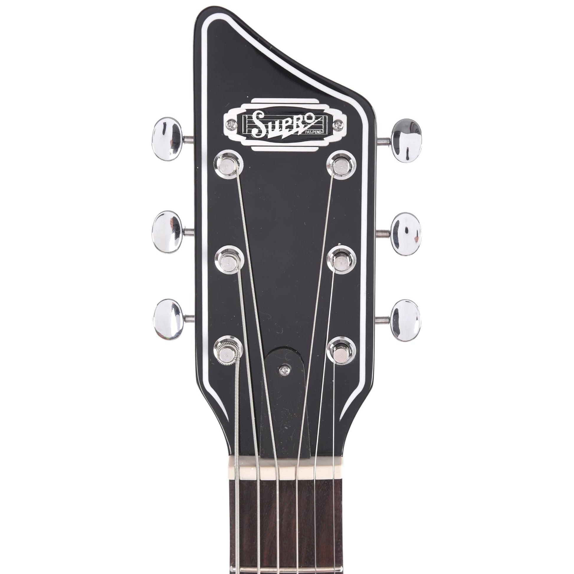 Supro Island Series Westbury Baritone Trans Blue Electric Guitars / Solid Body
