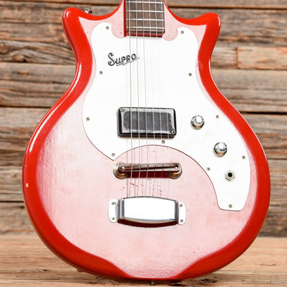 Supro Ozark Red 1965 Electric Guitars / Solid Body