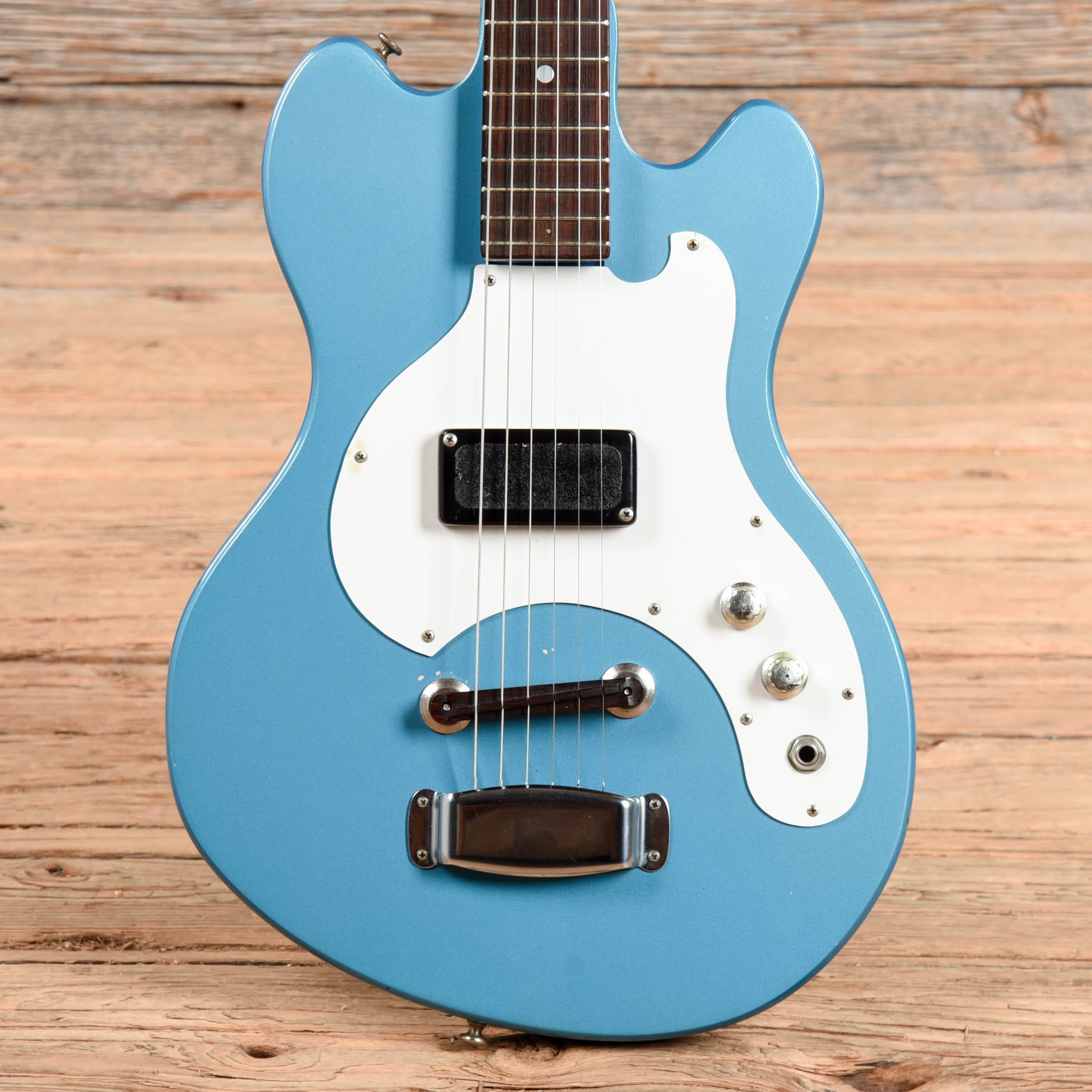 Supro S507 Super Seven Calypso Blue 1960s – Chicago Music Exchange
