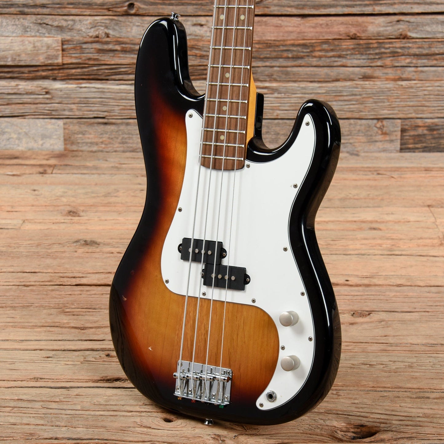 SX Guitars Vintage Series Bass Sunburst Bass Guitars / 4-String