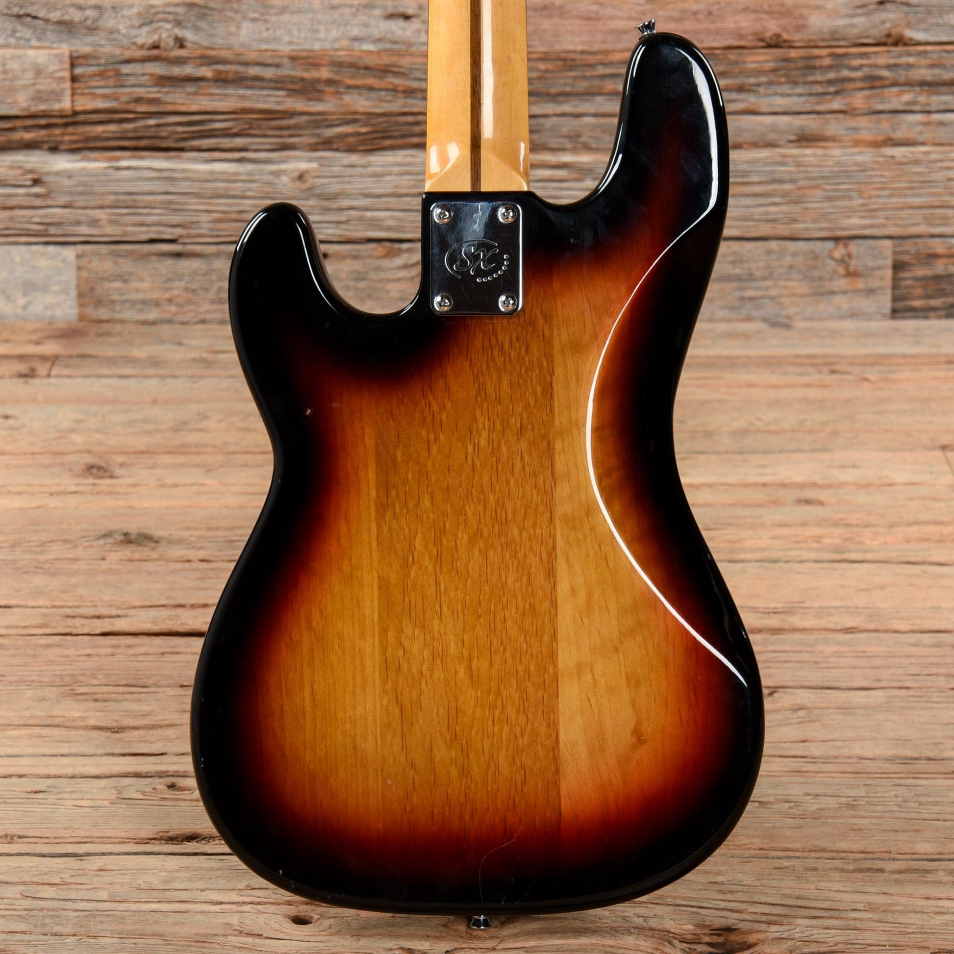 SX Guitars Vintage Series Bass Sunburst Bass Guitars / 4-String