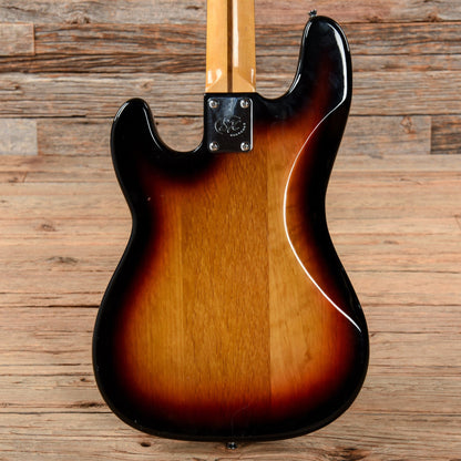 SX Guitars Vintage Series Bass Sunburst Bass Guitars / 4-String
