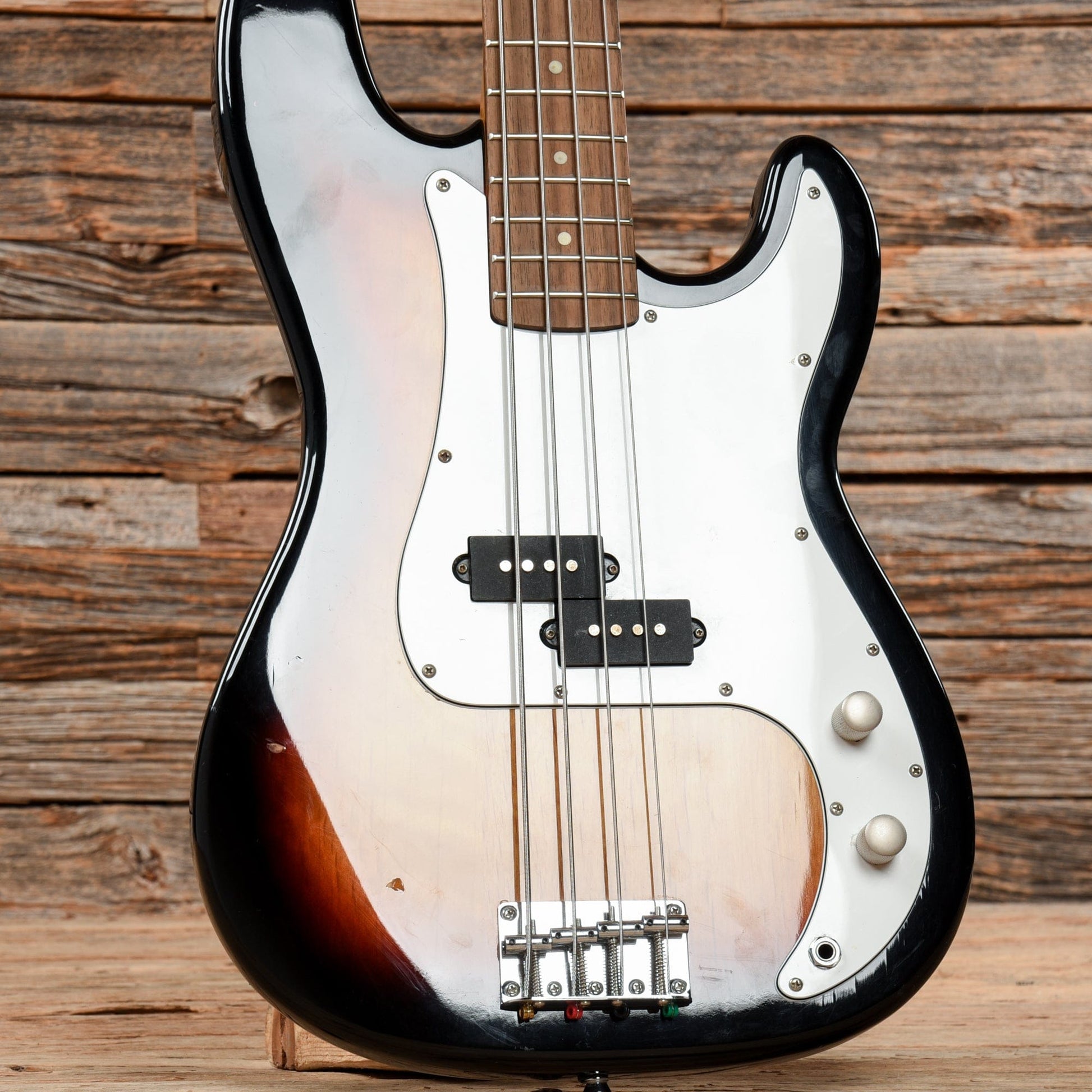 SX Guitars Vintage Series Bass Sunburst Bass Guitars / 4-String