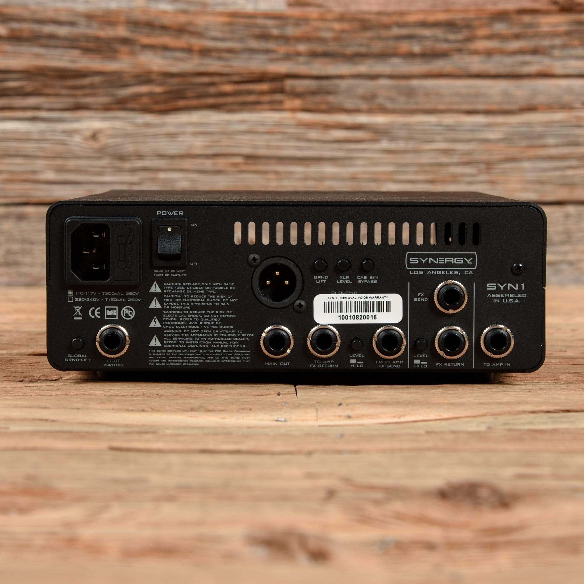 Synergy Module Rack Synergy SYN-1 Rack Mount Preamp w/1 Module Slot – Chicago Music Exchange