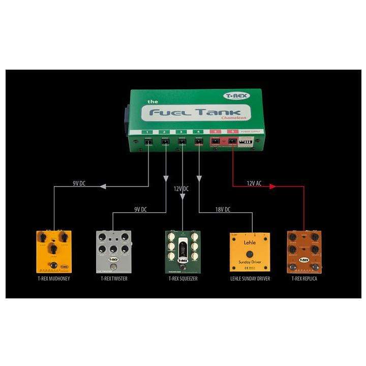T-Rex Fuel Tank Chameleon Power Supply Effects and Pedals / Pedalboards and Power Supplies