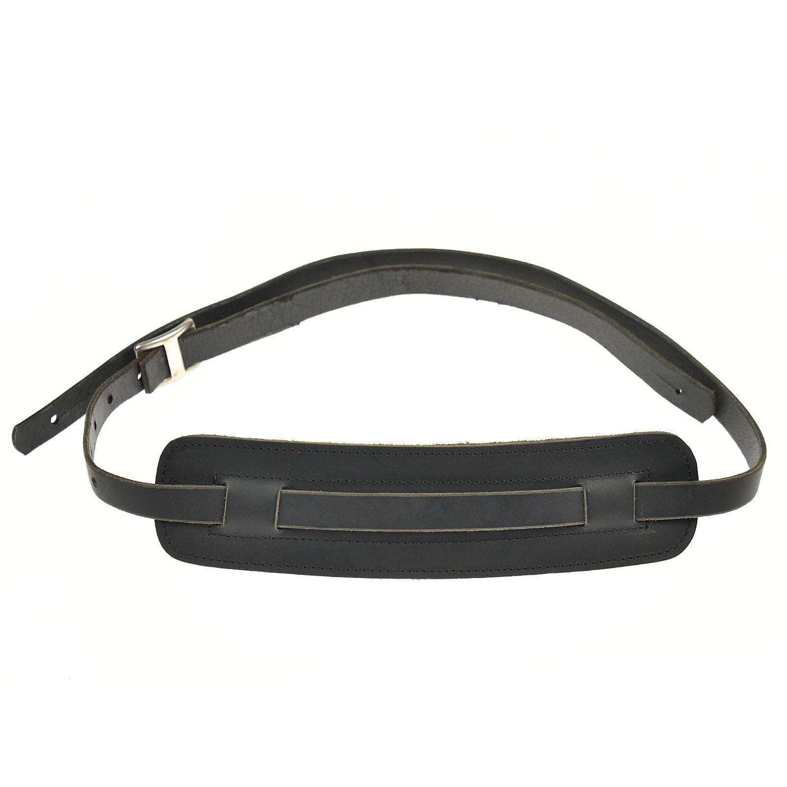 Tackle Leather Guitar Strap Black Accessories / Straps