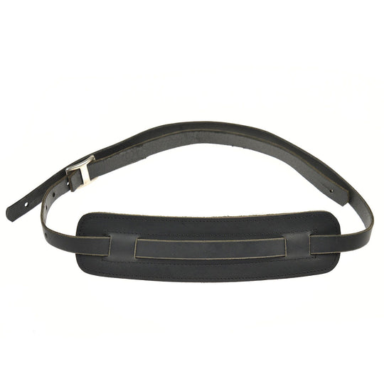 Tackle Leather Guitar Strap Black Accessories / Straps