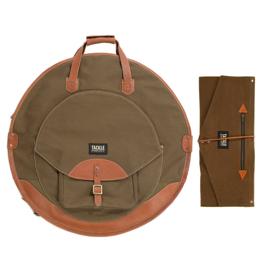 Tackle 24" Backpack Cymbal Bag and Roll-Up Stick Bag Forest Green Bundle Drums and Percussion / Parts and Accessories / Cases and Bags