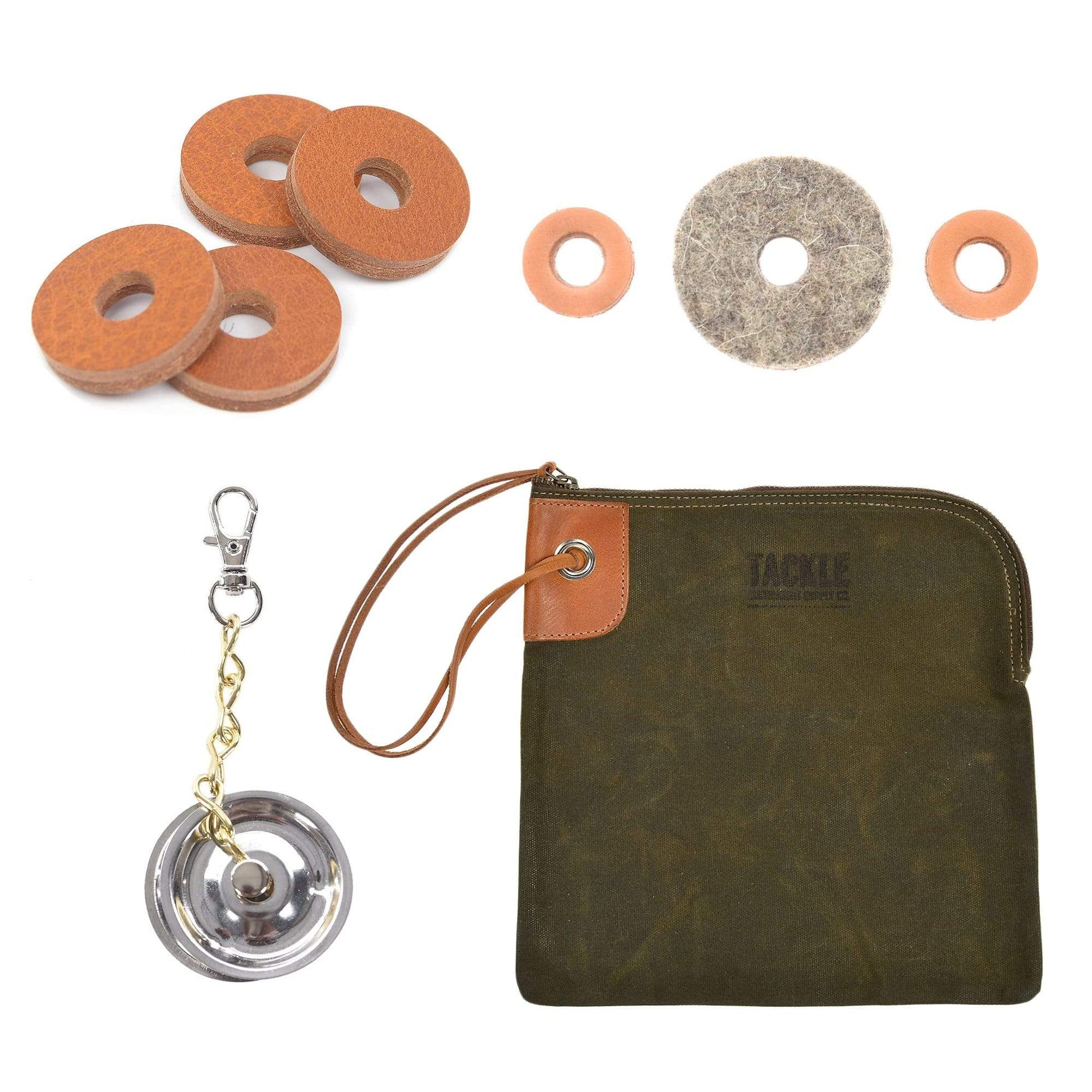 Tackle Cymbal Accessory Pack w/Zippered Accessory Bag Forest Green Bundle Drums and Percussion / Parts and Accessories / Cases and Bags