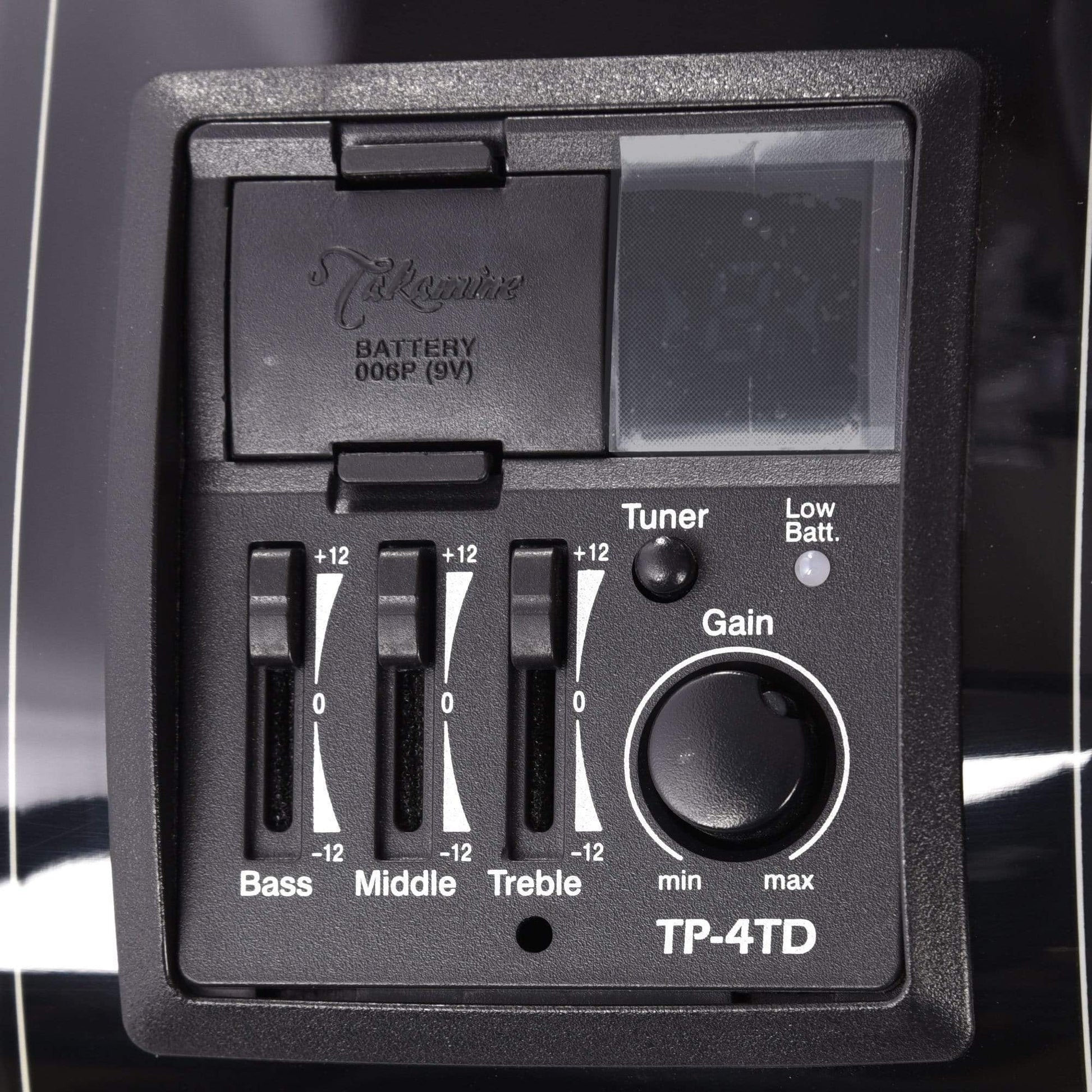 Takamine GD30CE-12 12-String Dreadnought Acoustic-Electric Black Acoustic Guitars / 12-String