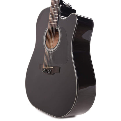 Takamine GD30CE-12 12-String Dreadnought Acoustic-Electric Black Acoustic Guitars / 12-String