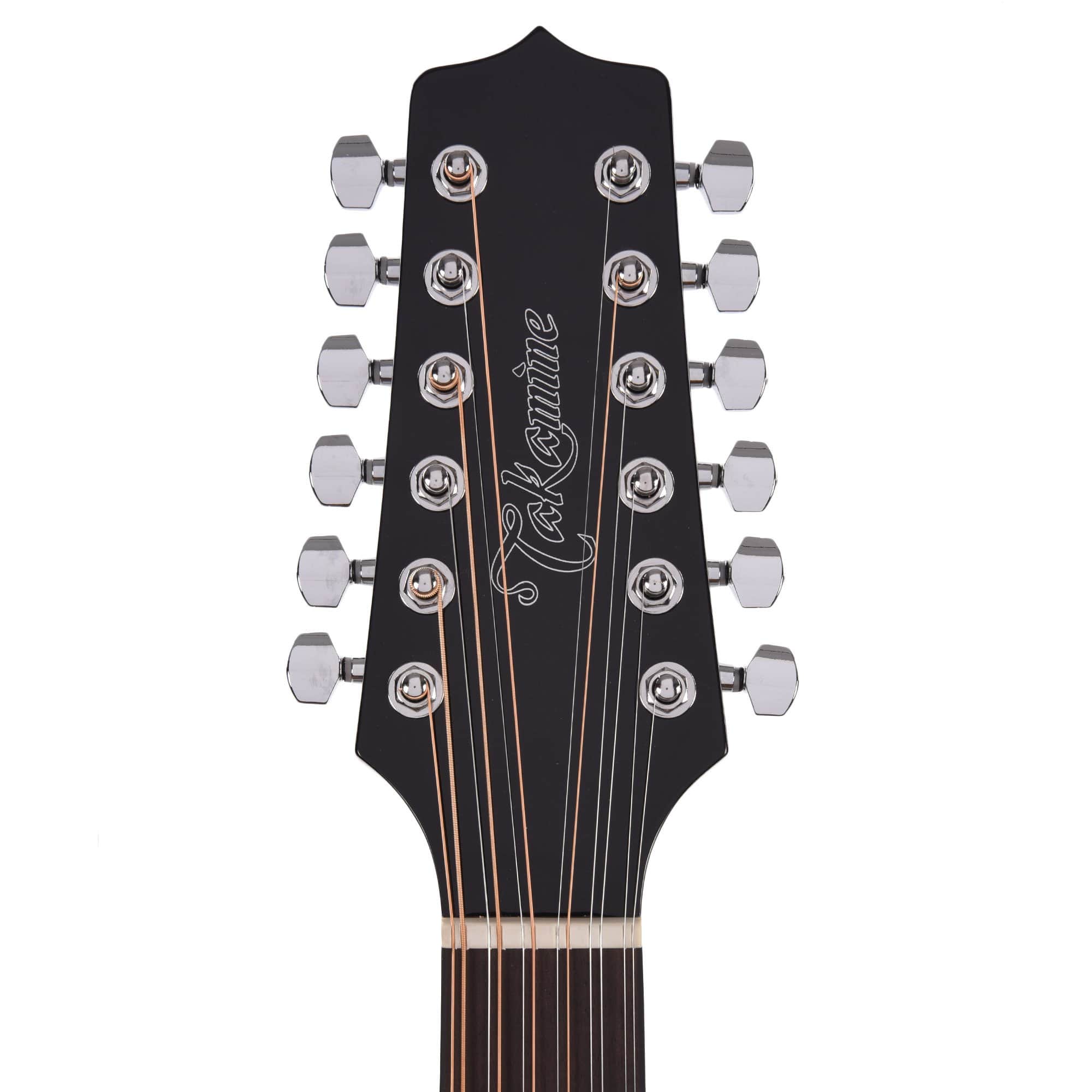 Takamine GD30CE-12 12-String Dreadnought Acoustic-Electric Black Acoustic Guitars / 12-String