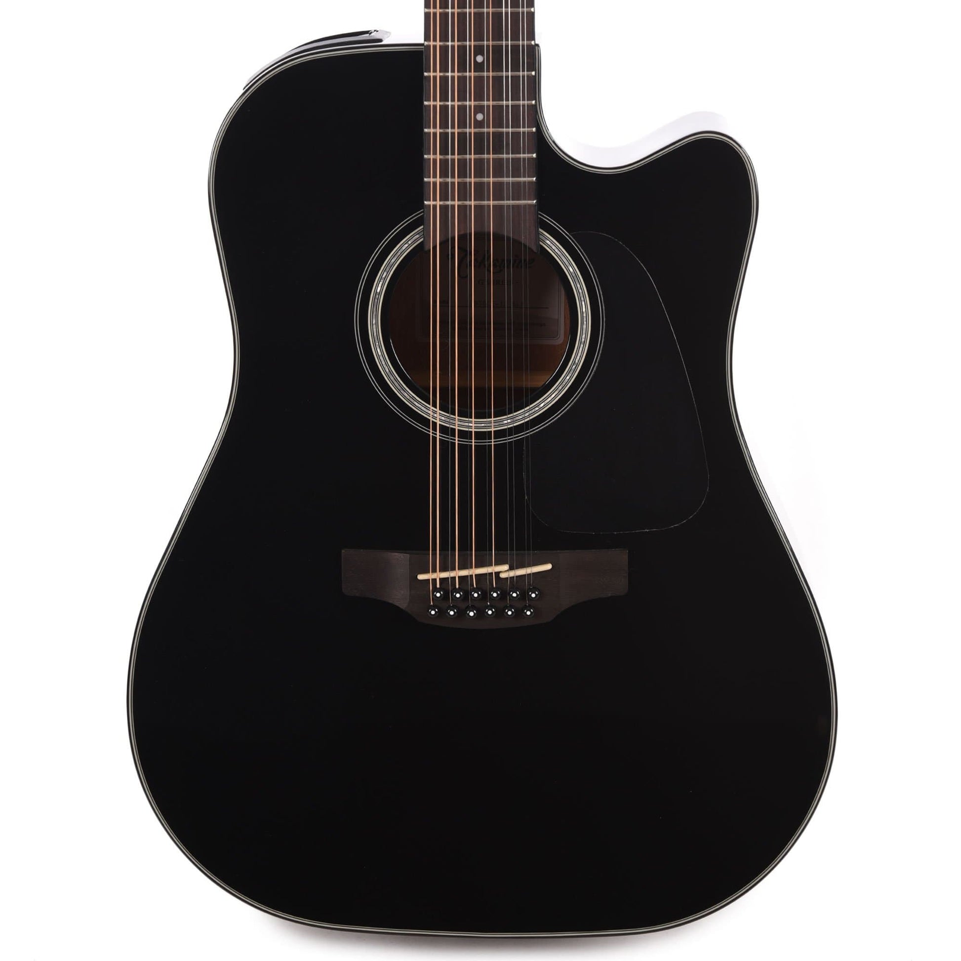Takamine GD30CE-12 12-String Dreadnought Acoustic-Electric Black Acoustic Guitars / 12-String