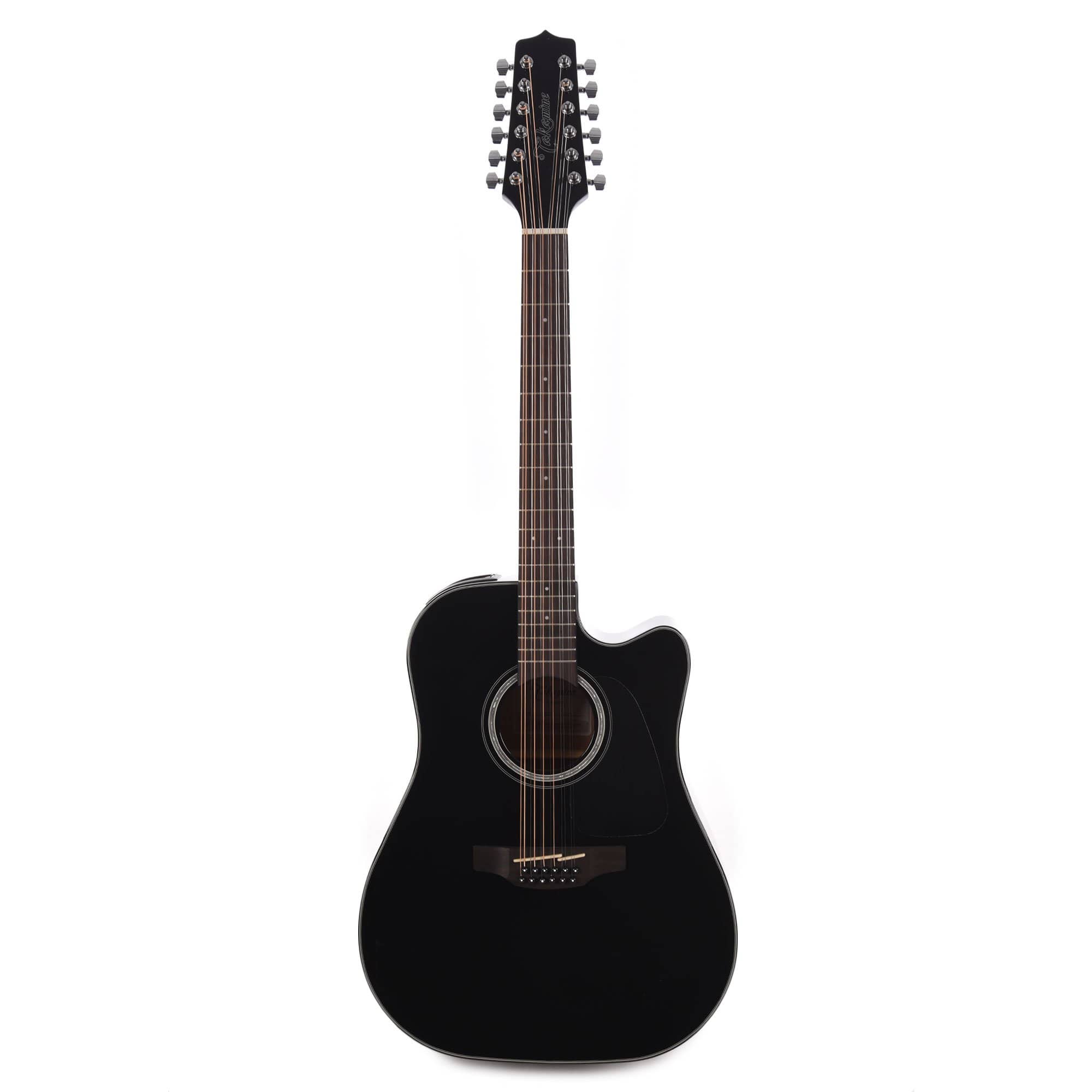 Takamine GD30CE-12 12-String Dreadnought Acoustic-Electric Black Acoustic Guitars / 12-String