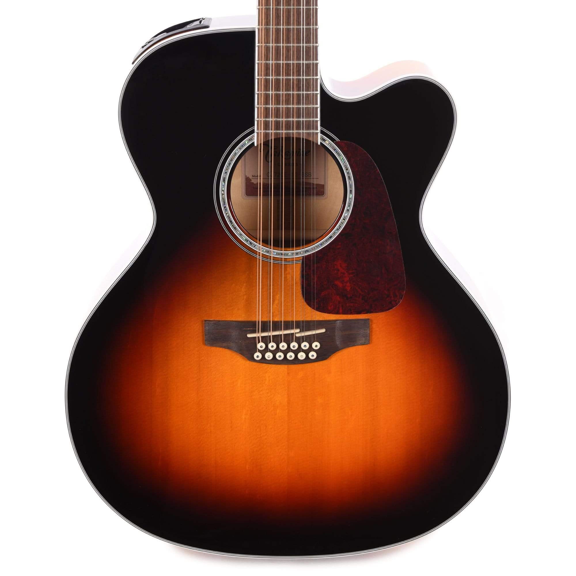 Takamine GJ72CE-12 12-String Jumbo Acoustic-Electric Brown Sunburst Acoustic Guitars / 12-String